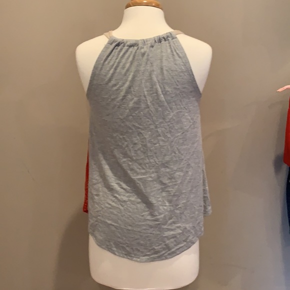 3/$25 Kohls red and grey tank top - Picture 2 of 3